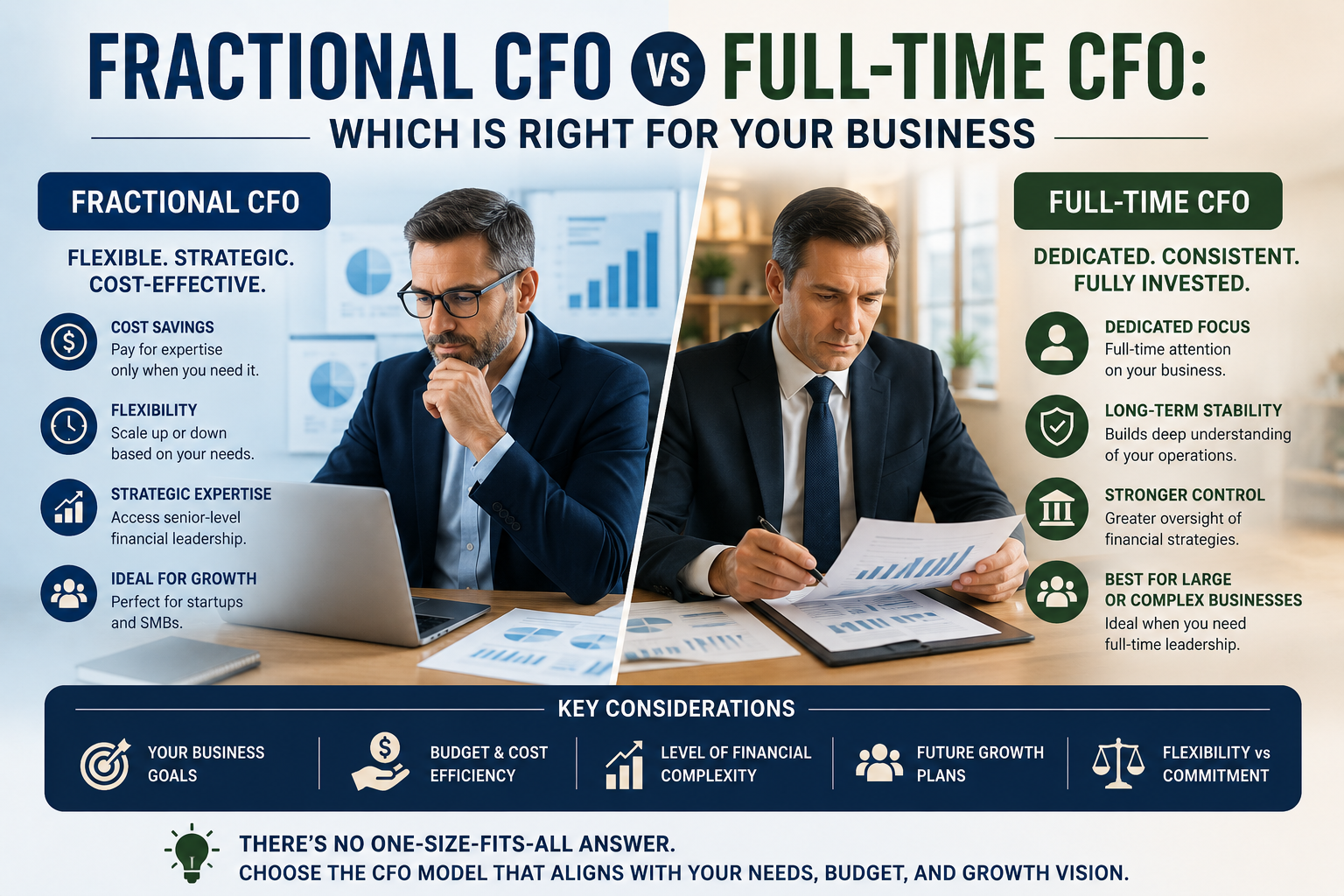 Fractional CFO vs Full-Time CFO: Which Is Right for Your Business