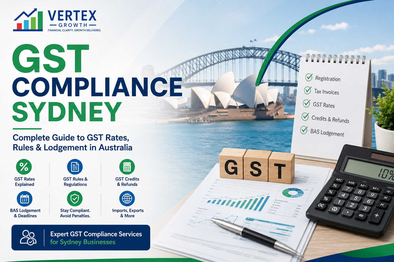 GST Compliance Sydney: Complete Guide to GST Rates, Rules & Lodgement in Australia
